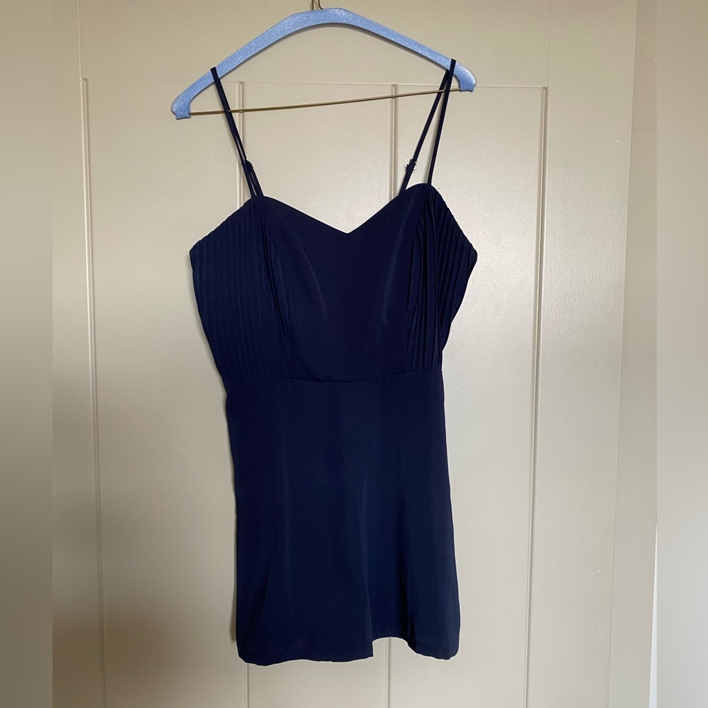 Sage the Label Navy Blue Romper